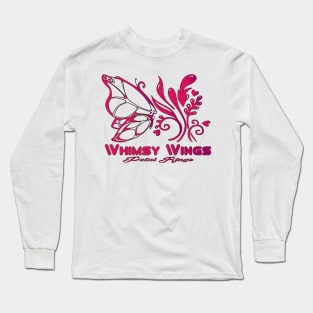 Whimsy Wings Petal Rings Flower Butterfly Nature Lovers Long Sleeve T-Shirt